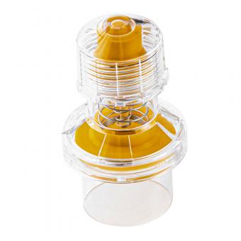 Reusable adjustable PEEP valve