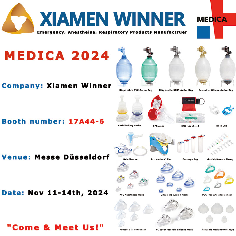 Xiamen Winner Medical представит передовые решения в области неотложной помощи, анестезии и респираторной терапии на выставке MEDICA 2024